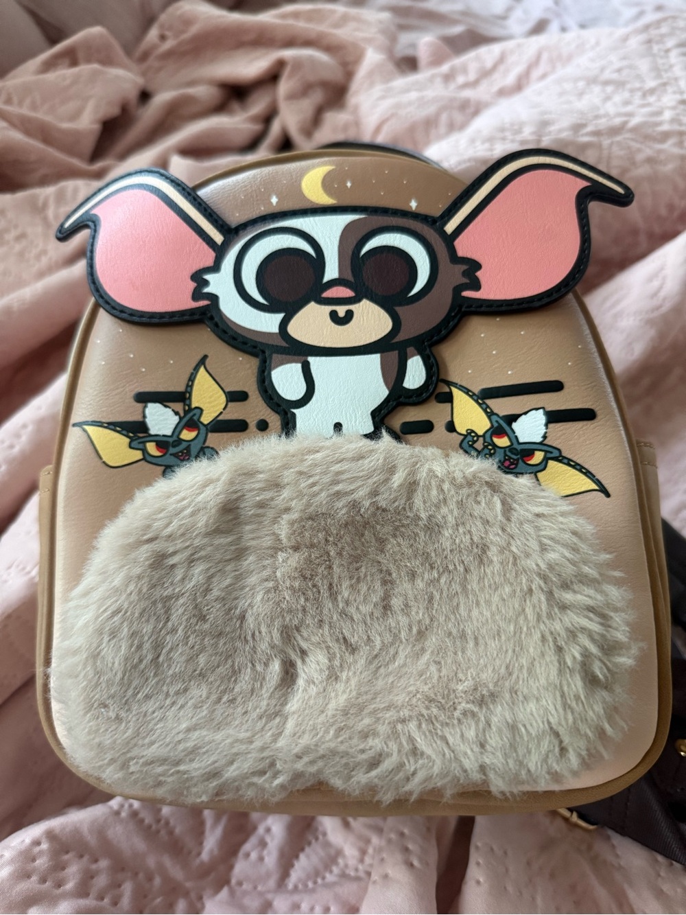 BoxLunch Gremlins mini Faux Fur Backpack